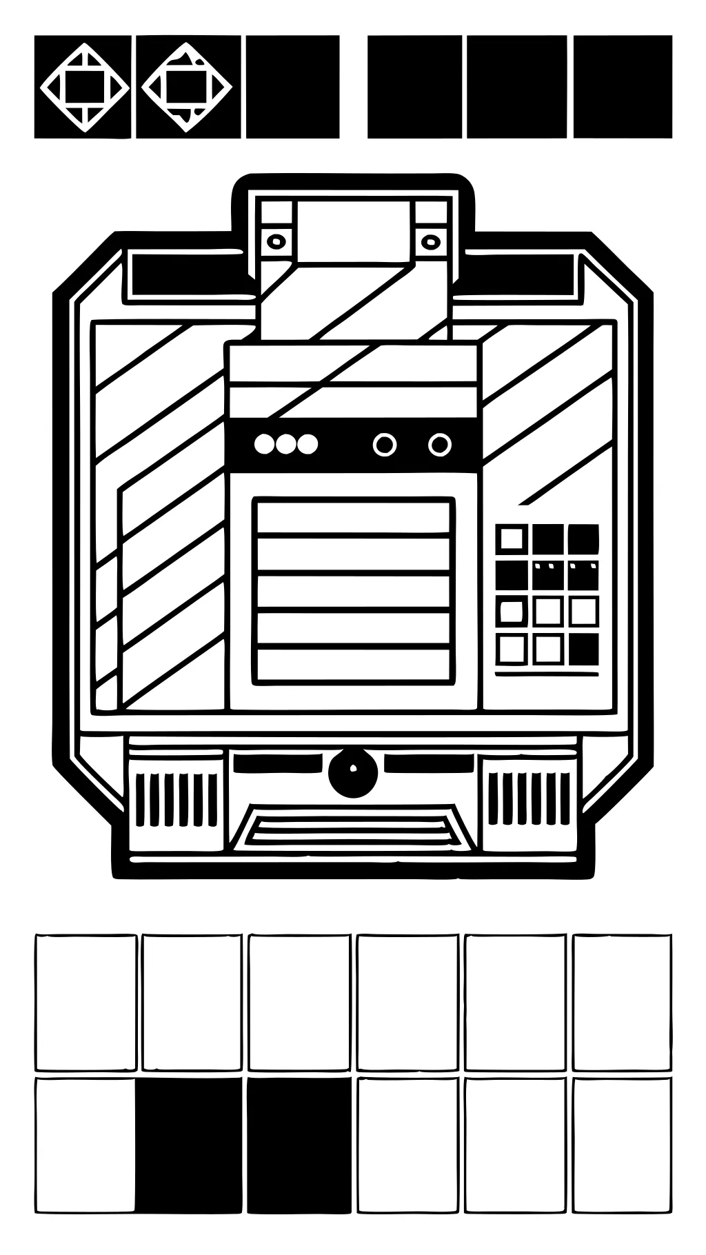 Page de test de couleur pour l’imprimante PDF